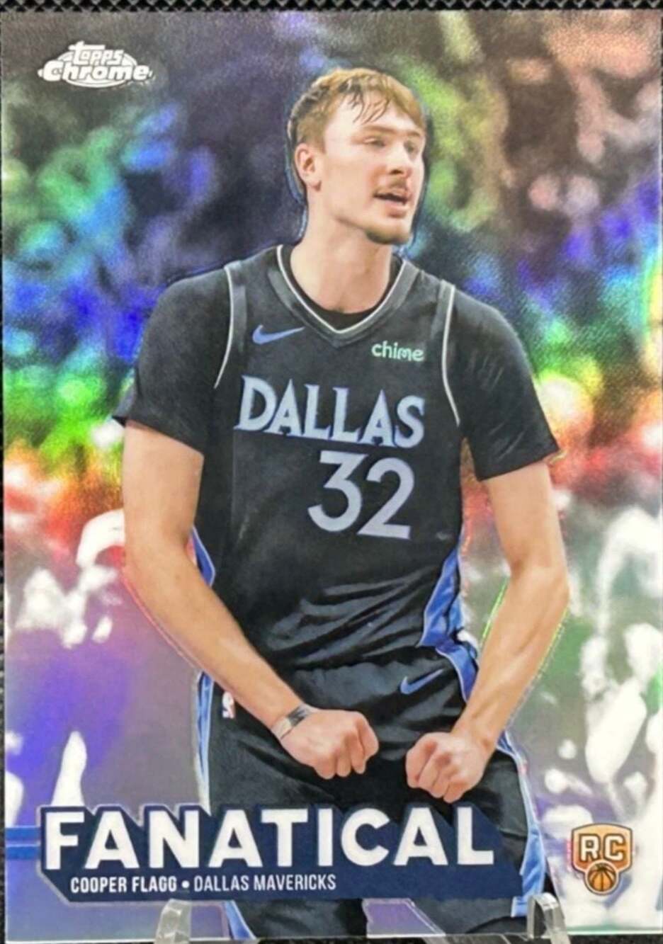 2025-26 Topps Chrome Updates Cooper Flagg Dallas Mavericks Fanatical Rookie Card